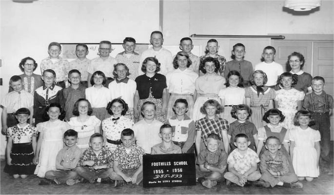 Foothills School, 1955-1956