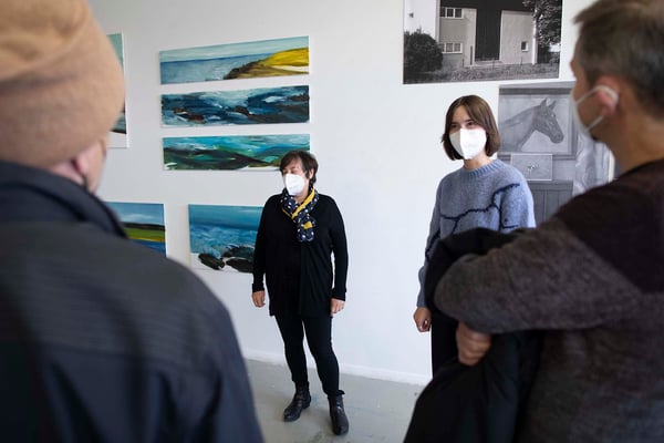 Ausstellungsansicht: Open Studios am 20.11.21 Foto: Toby Binder