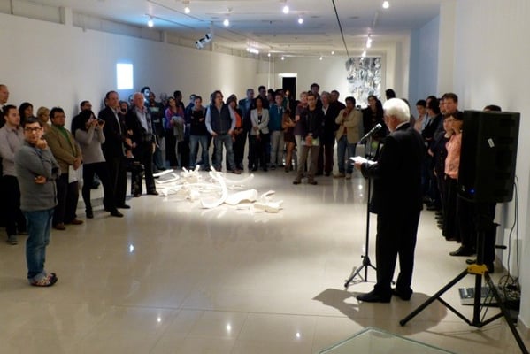 Ausstellungseröffnung Pangaea, am 5.3.2013, Arte Actual, Quito, Ecuador