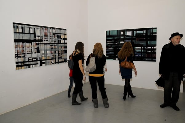 Monika Humm - global Katalogpräsentation 29.11.2009 Artothek, München  Foto: Susanne Hesping