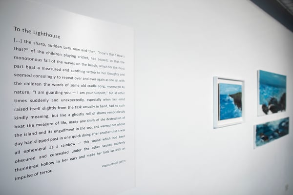 Ausstellungseröffnung: But Nature is a stranger yet am 03.03.2022  Foto: Toby Binder