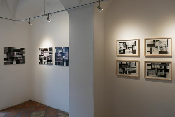 Monika Humm, Arbeiten aus der Serie global - men at work   Foto: Rainer Humm