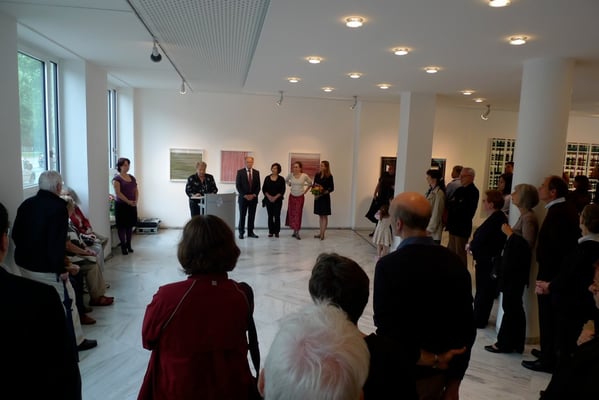Vernissage der Ausstellung Monika Humm /Christine Ott, Galerie Bezirk Oberbayern, 8.6.2011