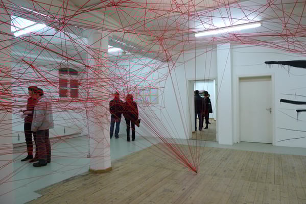 Eröffnung Gefüge und Netze, Haus 10, FFB, 6.2.2009