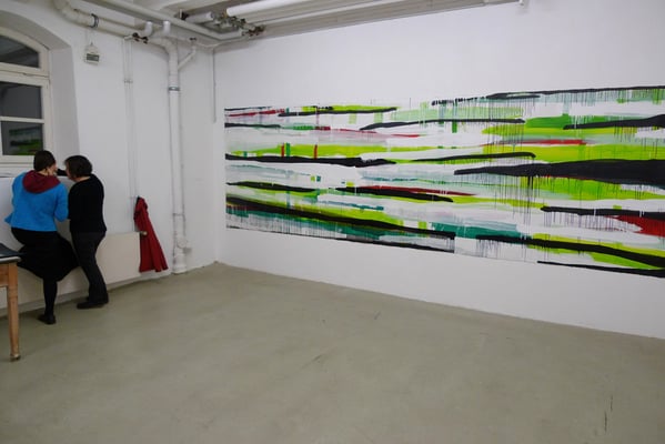 Eröffnung Gefüge und Netze, Haus 10, FFB, 6.2.2009