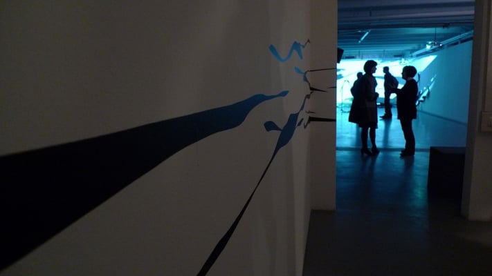 Arkatron, Eröffnung am 5.10.2010 Monika Humm Rauminstallation seaweed