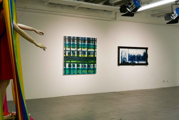 Ausstellung Meisterstücke    Mitte: Monika Humm, constructed 8, 2016