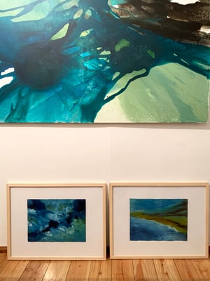 Ausstellung Monika Humm - Sehnsuchtsorte in der Galerie Michael Heufelder, 2025