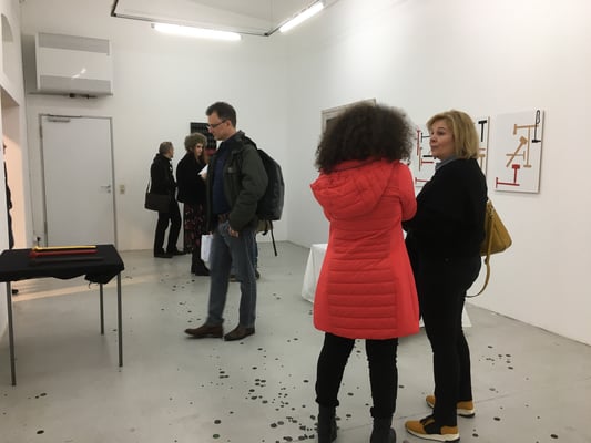 Vernissage "Schwarz und Rot und Gold" am 14.2.2020, Kunstverein Ebersberg