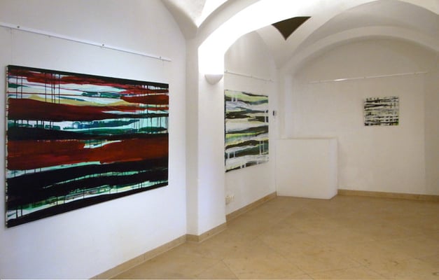 Ausstellungsrundgang: Monika Humm, Bewegungen im Strom, Rathausgalerie Wolnzach