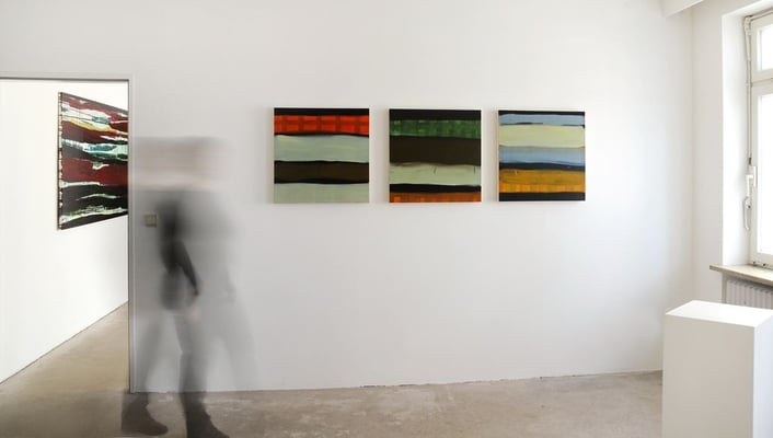 monika humm - Bewegungen im Strom, kunstraum München, 20.11.2008  Foto: Susanne Hesping