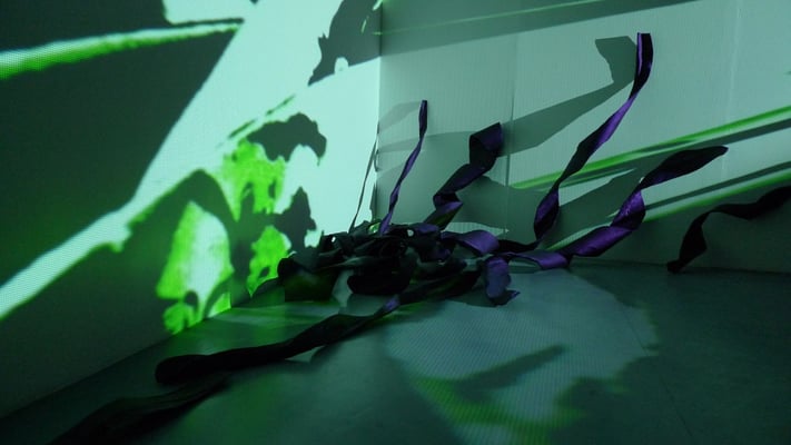 Arkatron, Eröffnung am 5.10.2010 Monika Humm Rauminstallation seaweed