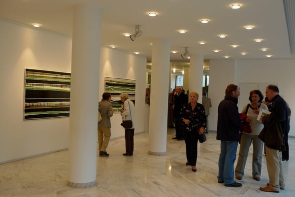 Vernissage der Ausstellung Monika Humm /Christine Ott, Galerie Bezirk Oberbayern, 8.6.2011