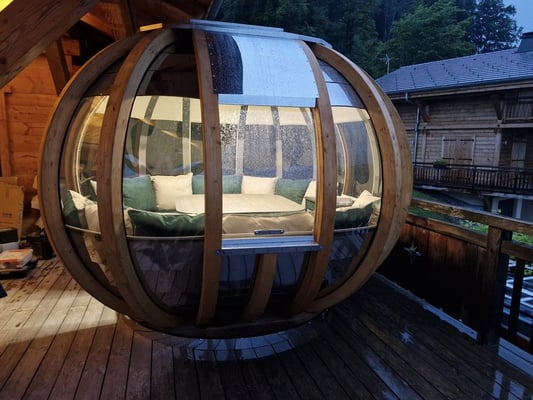 DCM Pergolas à Grandhan | Installation de "bulles" (Insight Out)