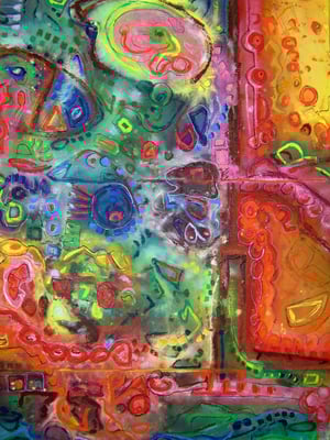 "THE ATMOSPHERE OF ALPENGLOW II"    (32x44)  Exclusively at Wertheim Contemporary  SOLD