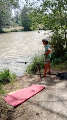 camping avec etang de peche