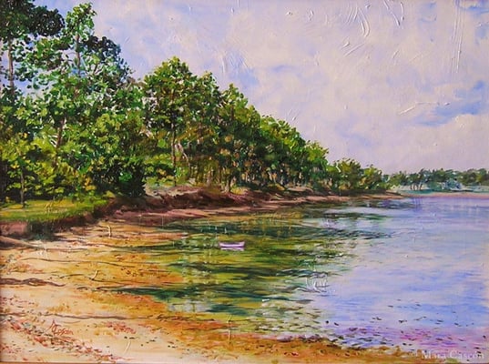 83. TARDE EN CALMA - 73x54 - Óleo sobre lienzo