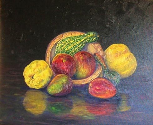 70. FRUTAS DE OTOÑO - 61x50 - Óleo sobre lienzo