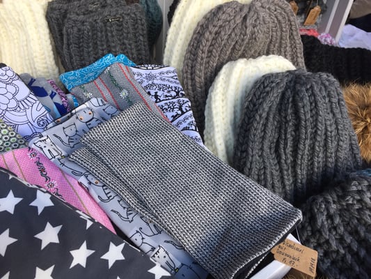 praktische Pulswärmer (mit Daumenloch) mit Fleece gefüttert