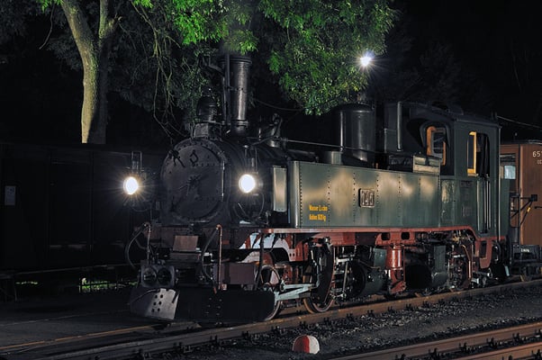 Die IV K nochmal im nächtlichen Porträt. 27.08.2011