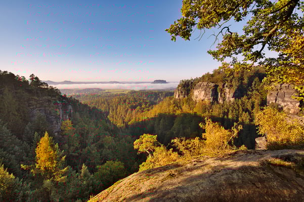 Eine weitere, noch weniger bekannte Aussicht bei Waitzdorf bietet diesen Blick.