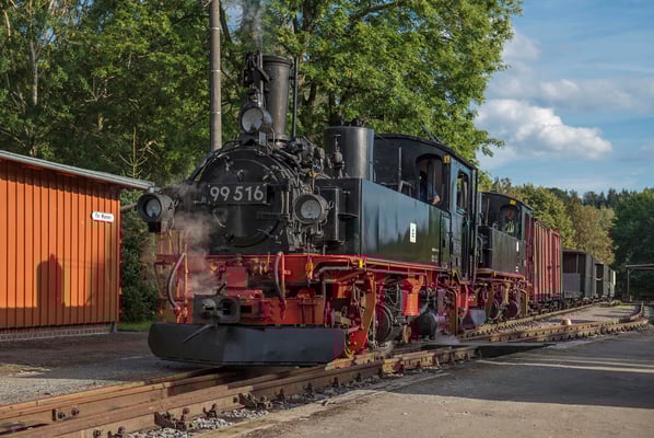 Die zwei wunderschönen Maschinen im besten Spätsommer-Abendlicht in Lohsdorf. 04.09.2020
