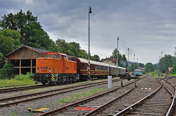 Hier wurde noch mit dem Ferkeltaxi aus Sebnitz gekreuzt.