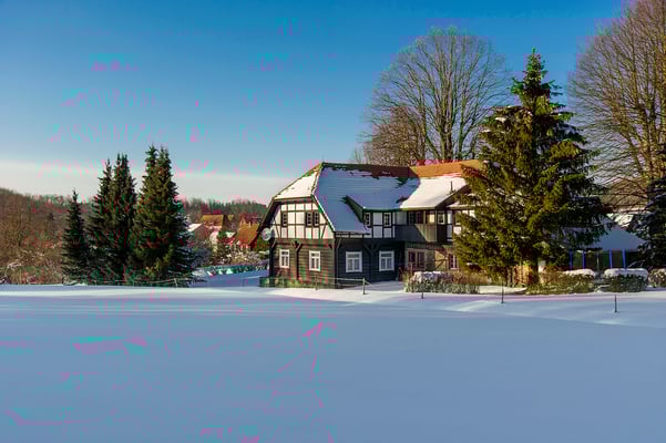 Winter im beschaulichen Waitzdorf. 