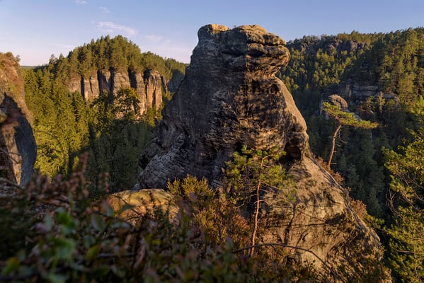 Die Osterspitze im Polenztal. 