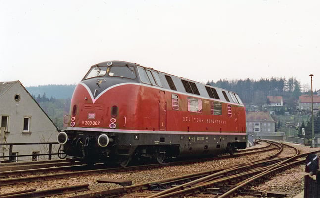 V 200 007 in Sebnitz. 