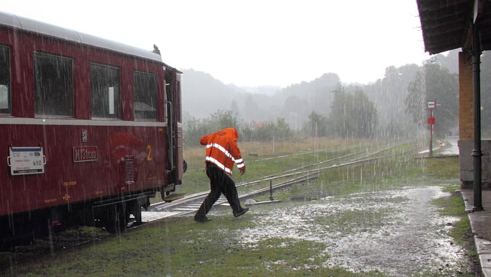 Mein Vater traute sich kurz mit der Kamera in die Dusche und konnte ohne Unterwassergehäuse diesen Moment einfangen ;) Foto: Jürgen Vogel