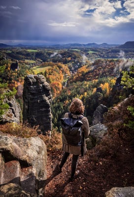 Wanderlust am Höllenhund (Basteigebiet).