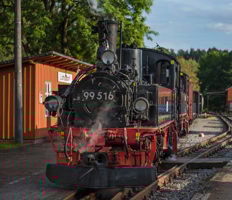 Die zwei wunderschönen Maschinen im besten Spätsommer-Abendlicht in Lohsdorf. 04.09.2020