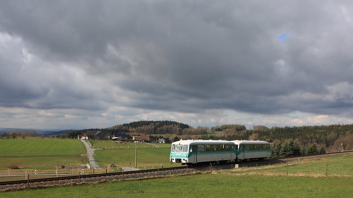 Noch einmal Krumhermsdorf aus etwas anderer Perspektive. Foto: Jürgen Vogel, 22.04.12