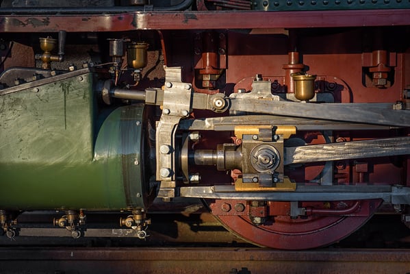 Sächsische Ingenieurskunst im Abendlicht. Details an der Sächsischen IK Nr. 54. 26.08.2016