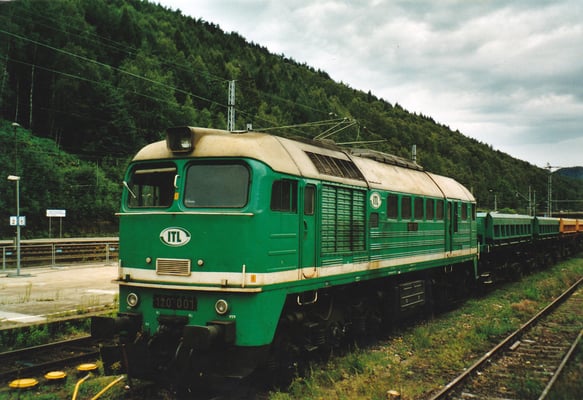 "Taigatrommel" 120 001 der ITL. Sommer 2004, Foto: Archiv Robert Schleusener