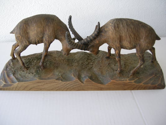Holz-Steinbock