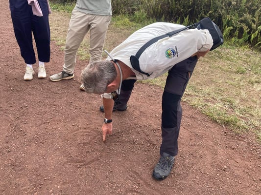 Jonathan R. Green - Research scientist, explorer, & photographer guides a group in the Galapagos islands