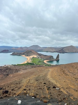 Pinnacle Rock Famous Bartolome Island - the most iconic place in the Galapagos! 