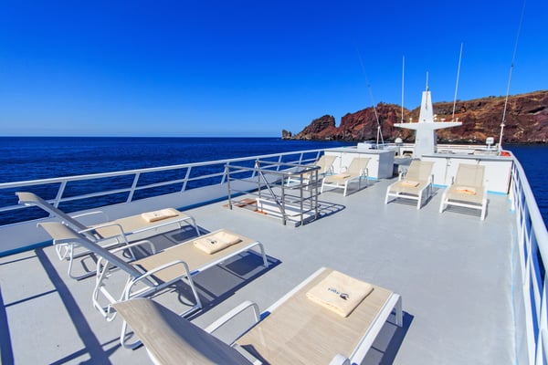 Sundeck of the boat Galapagos Dive Expedition