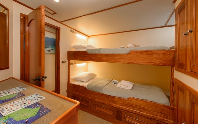 Kabinen des Schiffes Seahunter auf der Kokosinseln, ©Underseahunter Group