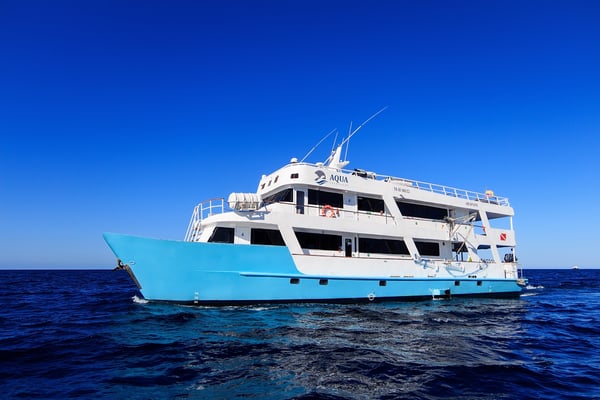 Liveaboard vessel in the Galapagos Islands
