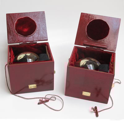 Les boites à boule de cristal de'Ethel et Théo