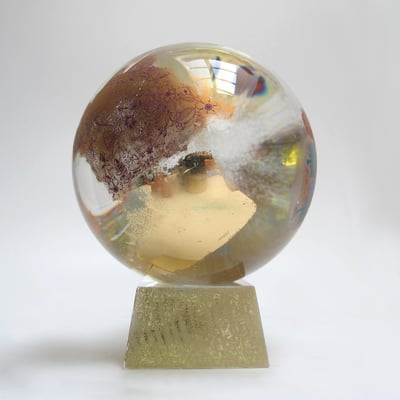 La boule aux secrets - de 15 cm de diamètre 