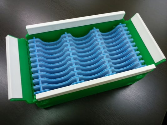 プラ段仕切加工品。