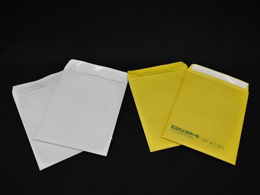 封筒色は、白、黄色があり、黄色には「エコパックメール」の文言を記載しています。