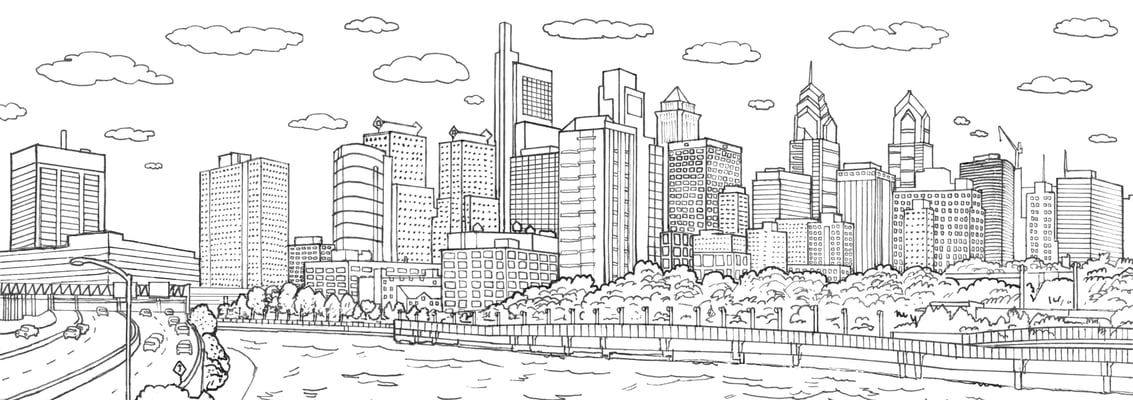 Philadelphia - B&W Version