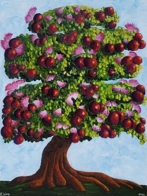 "Dream Tree", 40"x 30" ,Oil on Canvas, 2021