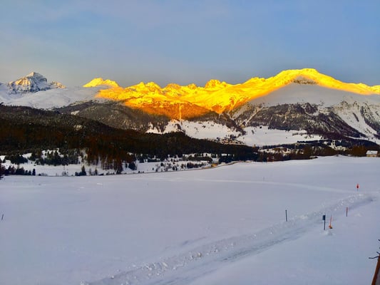 Engadiner Abendstimmung