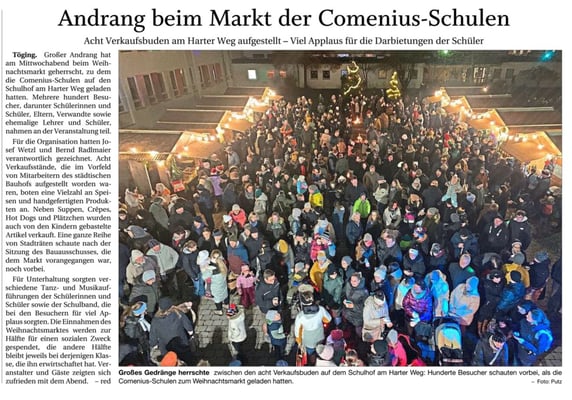 06.12.2024 - Andrang beim Markt der Comeniusschulen